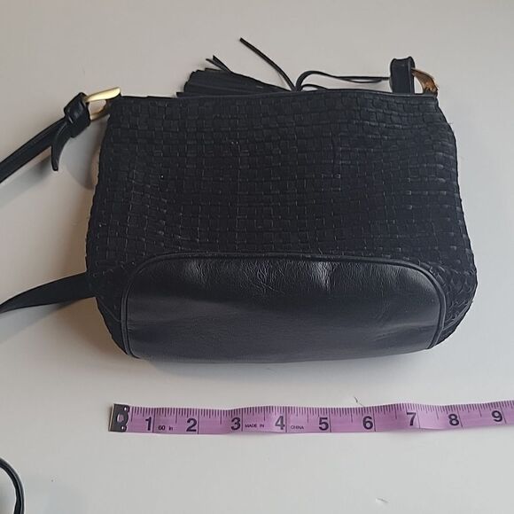 Sharif Woven Leather Bag - Picture 15 of 16